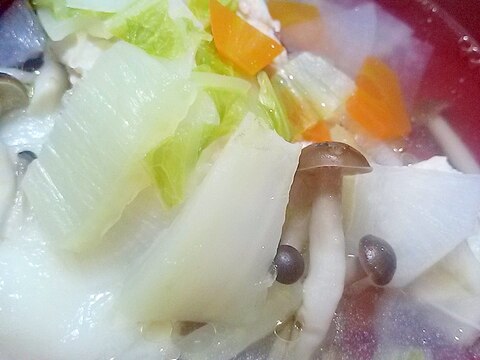 野菜☆鶏肉☆きのこ雑煮